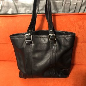 Black coach purse
